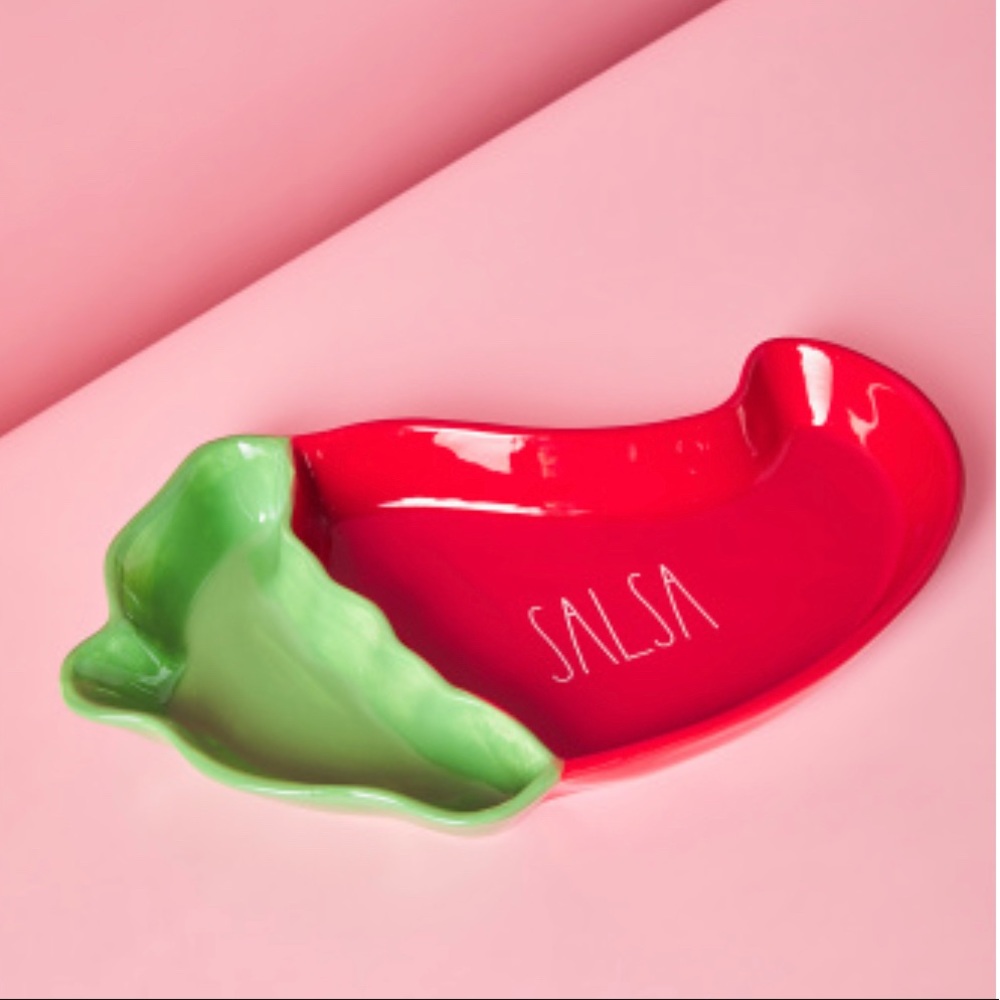 Rae Dunn SALSA chip and dip platter
